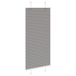 vidaXL Store plissé anthracite 65x150 cm largeur du tissu 64 4 cm