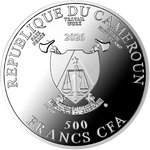 Monnaie EMPEROR PENGUIN Save the World Argent 500 Francs Cameroon 2026 (PRÉCOMMANDE)
