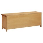 vidaXL Étagère à chaussures 114x37x45 cm Bois de chêne solide