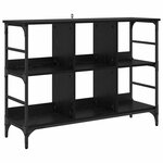 vidaXL Buffet Chêne noir 102 x 32 x 73 5 cm