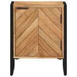 vidaXL Table de Chevet 40x30x50 cm Bois Massif Acacia