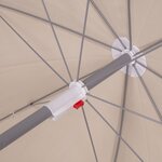 Bo-camp parasol 200 cm sable