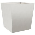 vidaXL Jardinières 2 Pièces 50x50x50 cm acier inoxydable