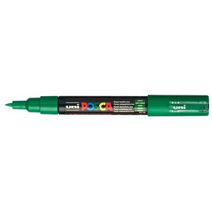 Marqueur pointe conique extra-fine pc1mc 0 7 - 1mm vert foncé x 12 POSCA