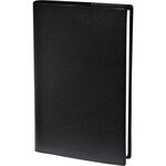 Agenda plain + répert. Couv plast grainée noir 10 x 15 cm quovadis