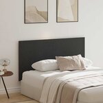 Tête de lit vidaXL Noir Chêne 160x1 5x80 cm en bois d'ingénierie