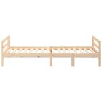 vidaXL Cadre de lit sans matelas 90x190 cm bois de pin massif