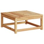 vidaXL Salon de jardin avec coussins 8 Pièces bois massif d'acacia