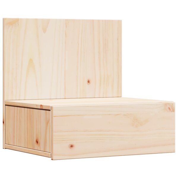 vidaXL Table de chevet Marron 42 x 32 5 x 40 cm Bois massif en pin
