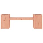 vidaXL Banc avec jardinières 180x36x63 cm bois massif de douglas