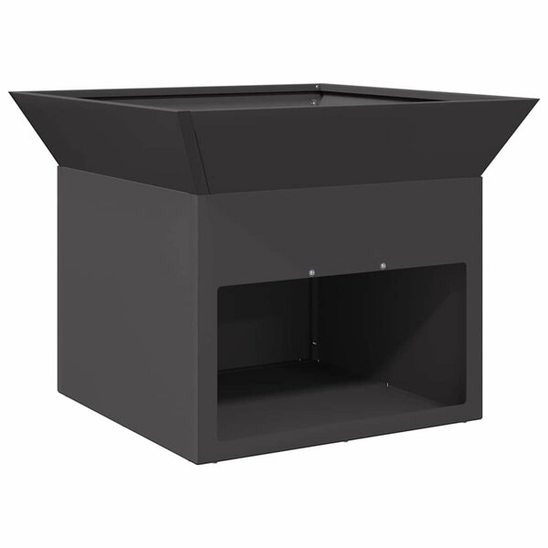 vidaXL Braise Noir 50 x 50 x 40 cm Acier