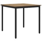 vidaXL Table de salle à manger / Table de repas MÉTAL