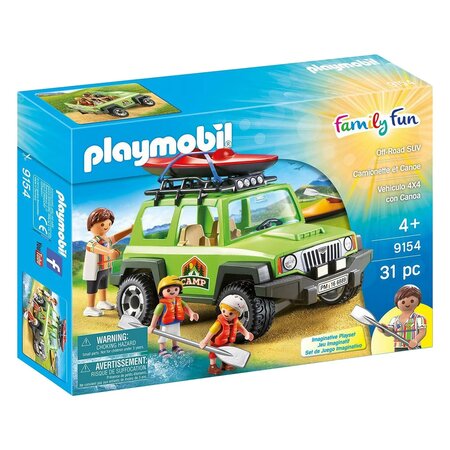 PLAYMOBIL 9154 Family Fun - Camionnette et Canoé