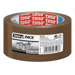 Rouleau adhésif emballage havane 66m x 50mm tesa pack