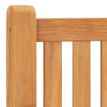 vidaXL Banc de jardin 114 cm bois de teck solide