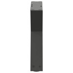 vidaXL Pieds de table basse 2 pièces Anthracite 50 x (30-31 3) cm Acier