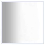 vidaXL Miroir Blanc 60x60 cm