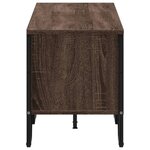 vidaXL Meuble TV chêne marron 180x34x41 cm bois d'ingénierie