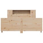 vidaXL Cadre de lit sans matelas 140x190 cm bois de pin massif