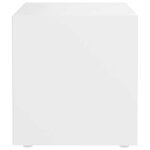 vidaXL Meuble TV Blanc 37x35x37 cm Bois d’ingénierie