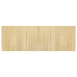 vidaXL Tapis rectangulaire naturel clair 70x200 cm bambou