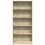 vidaXL Bibliothèque Chêne Sonoma 80x24x176 cm Bois d'ingénierie