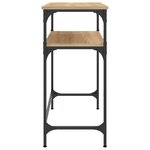 vidaXL Table console chêne sonoma 75x35 5x75 cm bois d'ingénierie