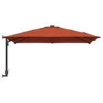 vidaXL Parasol de jardin mural terracotta 247 cm