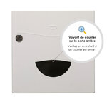 Boîte aux lettres Soléa  2 portes Blanc 9010 mat