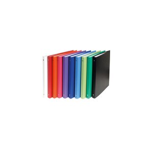 Classeur Rembordé Polypropylène 4 Anneaux 15mm - A4 - Couleurs Assorties - X 20 - Exacompta