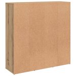 vidaXL Armoire à livres chêne artisanal 98x29x97 5 cm