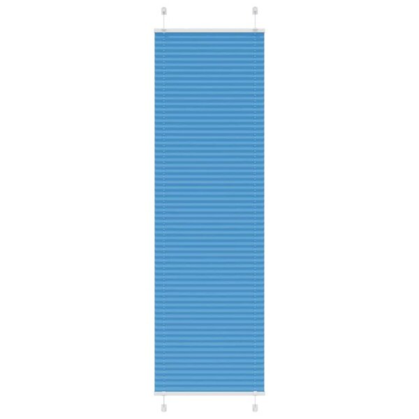 vidaXL Store plissé bleu 60x200 cm largeur du tissu 59 4 cm polyester