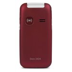 Doro téléphone portable rouge / blanc 2424