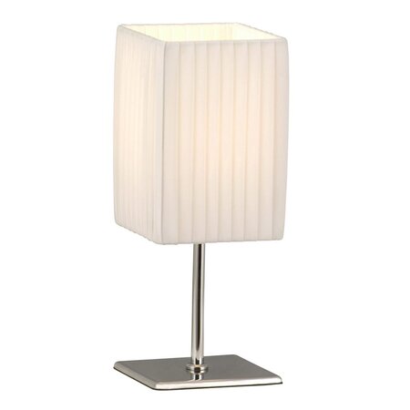 Globo lampe de table bailey chrome blanc 10 x 10 x 26 cm 24660