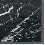vidaXL Table console Noir 140x35x75 5 cm Verre trempé