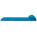 vidaXL Coussins de chaise adirondack lot de 2 bleu clair tissu oxford