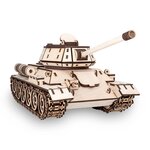 Eco-wood-art kit de maquette 600 pièces t-34 tank bois