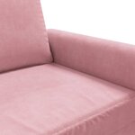 vidaXL Fauteuil Rose 60 cm Velours