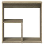 vidaXL Tables d'appoint 2 Pièces chêne sonoma 50x30x50 cm bois ingénierie