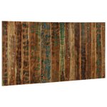 vidaXL Tête de lit multicolore 160 cm bois massif récupération