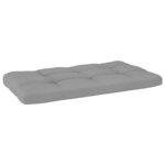 vidaXL Canapé central palette de jardin Blanc Bois de pin imprégné