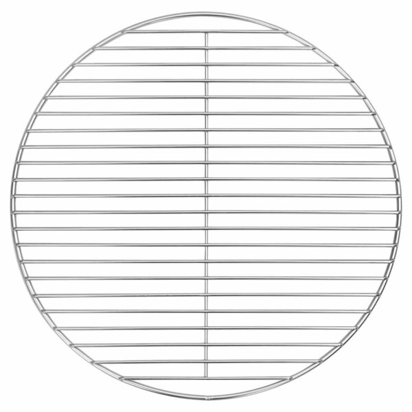 vidaXL Grille de barbecue Argenté 43 x 43 cm Acier inoxydable