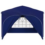 vidaXL Tente de fête pop-up 290 x 290 x 245 cm Bleu