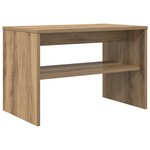 vidaXL Meuble TV Chêne artisanal 60 x 35 x 40 cm Bois d'ingénierie