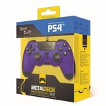 Manette filaire SteelPlay Metaltech Bleue pour PS4