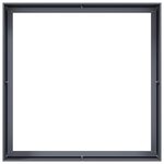 vidaXL Jardinière anthracite 100x100x40 cm acier