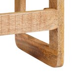 vidaXL Tables d'appoint Marron bois de manguier massif
