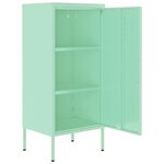 vidaXL Armoire de rangement Vert menthe 42 5x35x101 5 cm Acier