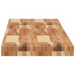 vidaXL Étagères flottantes 4 Pièces 140x30x4 cm acacia massif à l'huile