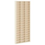 vidaXL Étui d'affichage Marron 30 x 4 5 x 75 cm Bois d'ingénierie